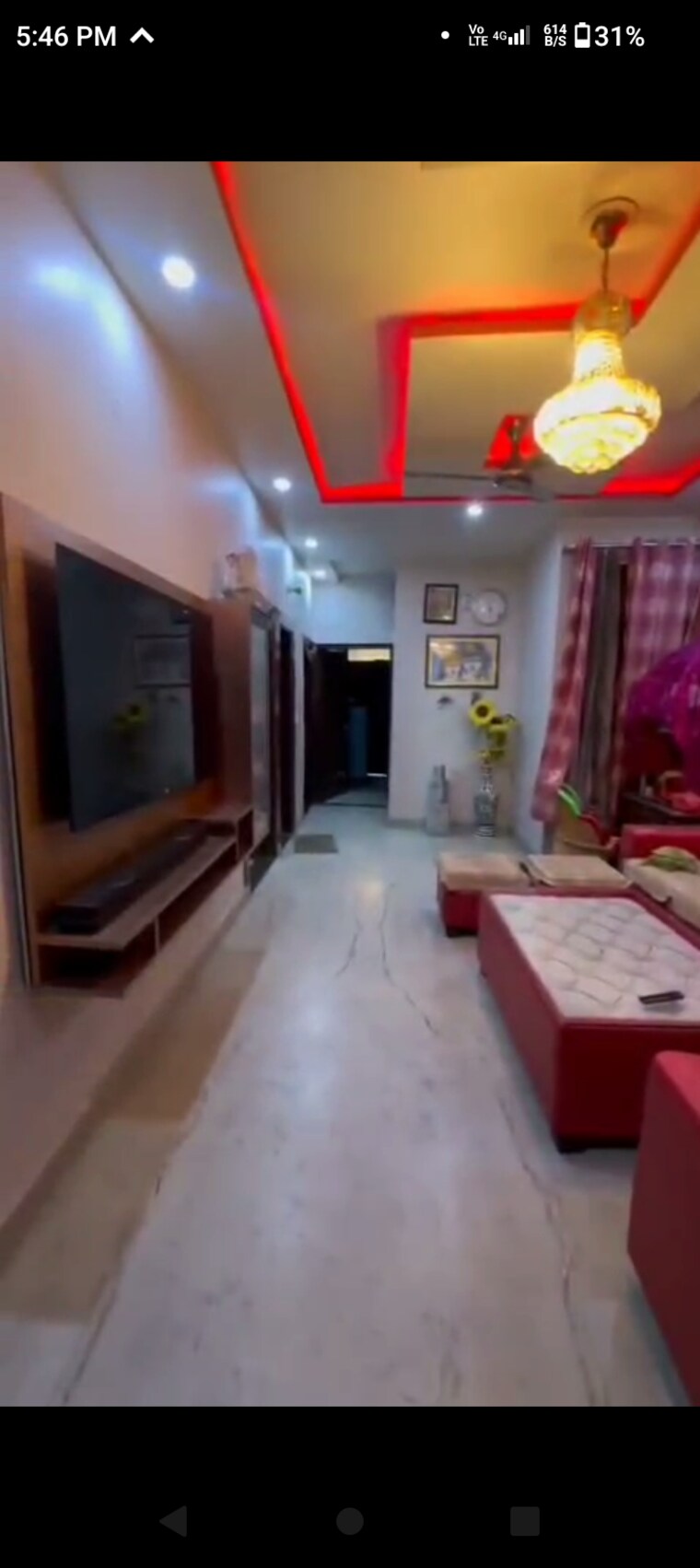 Living Room, anarkali colony 3 Bedroom 1152 Sq.Ft. Builder Floor In Anarkali Colony Delhi 9216647