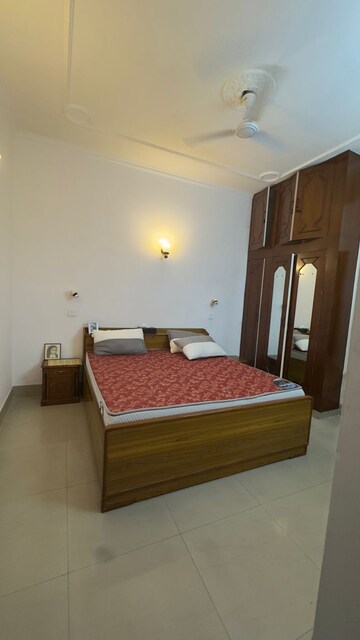 Bedroom in 3 BHK Builder Floor at Anand Niketan – for Rent