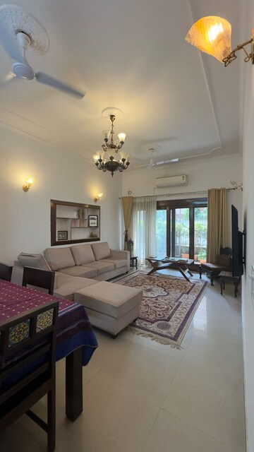 Living Room in 3 BHK Builder Floor at Anand Niketan – for Rent