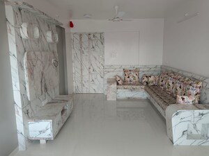 Living Room in 2 BHK Apartment at Shivam CHS Pimple Saudagar, Pimple Saudagar – for Rent