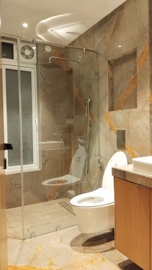 Bathroom in 4 BHK Apartment at Prabhadevi – for Sale