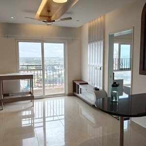 Living Room in 3 BHK Apartment at Brigade El Dorado, Bagaluru – for Rent