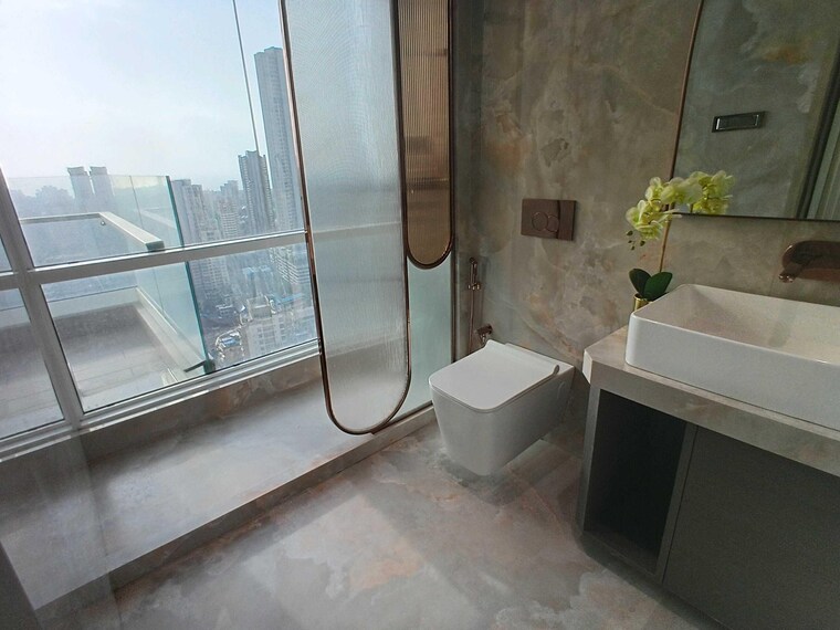 Bathroom, marathon-monte-south 3 Bedroom 1708 Sq.Ft. Apartment In Byculla West Mumbai 9216863