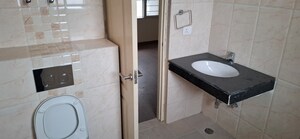 Bathroom in 3 BHK Apartment at RG Euphoria, Vrindavan Yojna – for Rent