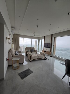 Living Room in 3 BHK Apartment at Rohan Lifescapes Aquino, Prabhadevi – for Sale