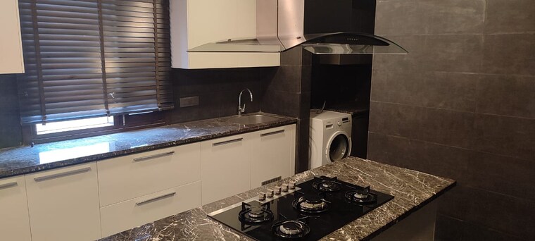 Kitchen, hauz khas 4 Bedroom 3000 Sq.Ft. Builder Floor In Hauz Khas Delhi 9216948