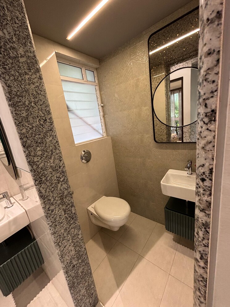 Bathroom, today-saubhagyam 2 Bedroom 600 Sq.Ft. Apartment In Palaspe Phata Navi Mumbai 9217000