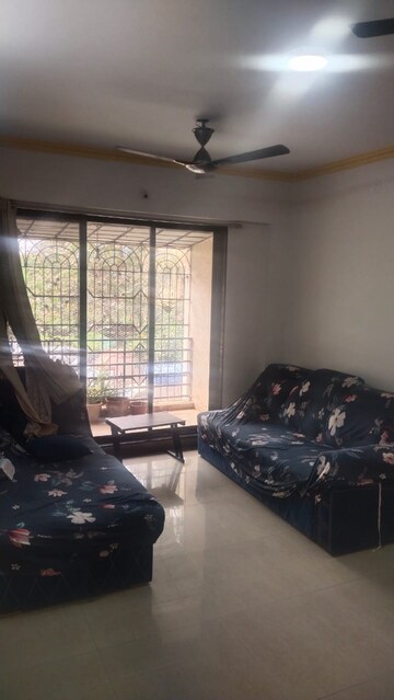 Living Room in 2 BHK Apartment at Kopar Khairane – for Rent
