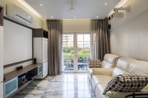 Living Room in 5 BHK Apartment at Kolte Patil 24K Glitterati, Pimple Nilakh – for Sale