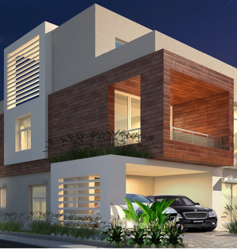 Exterior View, pruthvi-adithya-belmont-greene 3.5 Bedroom 3446 Sq.Ft. Villa In Tellapur Hyderabad 9217039