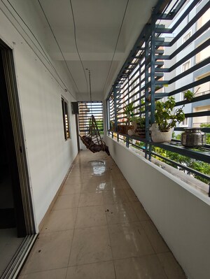 Balcony in 3 BHK Builder Floor at Madhapur – for Rent