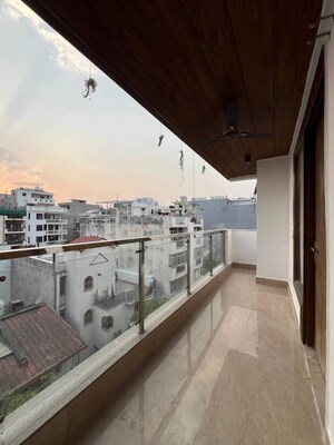 Kitchen in 3 BHK Apartment at Palm Residency Chhatarpur, Chattarpur – for Rent