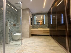 Bathroom in 4 BHK Apartment at Greater Kailash ii – for Rent