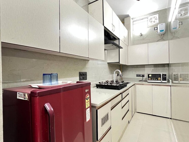 Kitchen, palm-residency-chhatarpur 3 Bedroom 1350 Sq.Ft. Apartment In Chattarpur Delhi 9217183