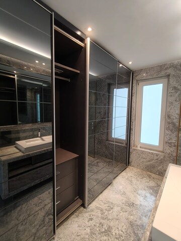 Washroom in 3.5 BHK Apartment at Panchsheel Park – for Rent