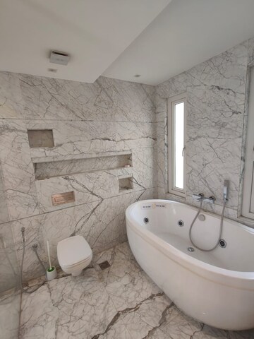Bathroom in 3.5 BHK Apartment at Panchsheel Park – for Rent