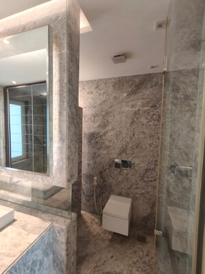 Bathroom in 3.5 BHK Apartment at Panchsheel Park – for Rent