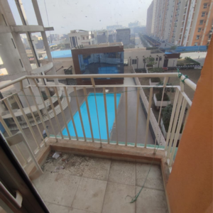 Staircase in 2 BHK Apartment at Wave Dream Homes, Ram Nagar – for Rent