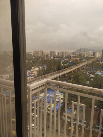 Balcony in 2.5 BHK Apartment at Sayba Elegant, Kurla East – for Rent