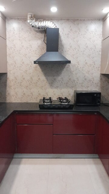 Kitchen in 2 BHK Apartment at Ganga Apartments Burari, Burari – for Rent