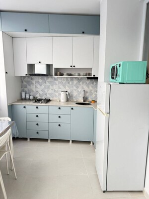 Kitchen in 2 BHK Builder Floor at Vasant Enclave – for Sale