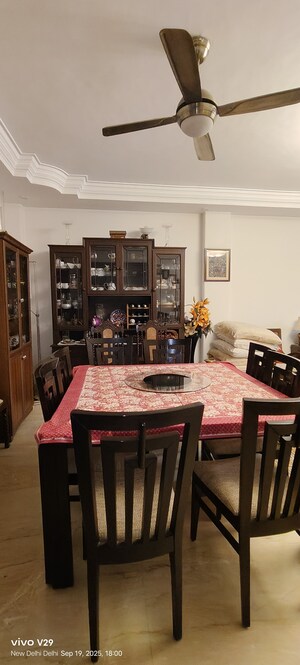 Living Room in 4 BHK Builder Floor at Saket – for Sale