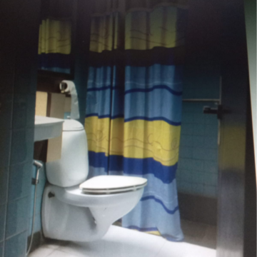 Bathroom in 1 RK Builder Floor at Saket – for Rent