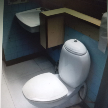 Bathroom in 1 RK Builder Floor at Saket – for Rent