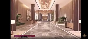 Building Lobby in 4 BHK Apartment at Adani Linkbay Residences, Andheri West – for Sale