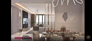 Living Room in 4 BHK Apartment at Adani Linkbay Residences, Andheri West – for Sale
