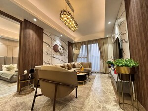 Living Room in 4 BHK Builder Floor at Orchid Ivy Floors, Sector 51 – for Sale