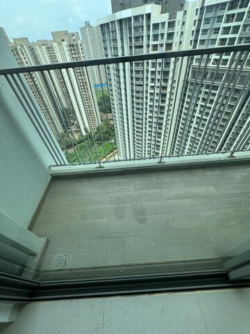 Balcony in 3 BHK Apartment at Kalpataru Immensa, Kolshet Road – for Rent