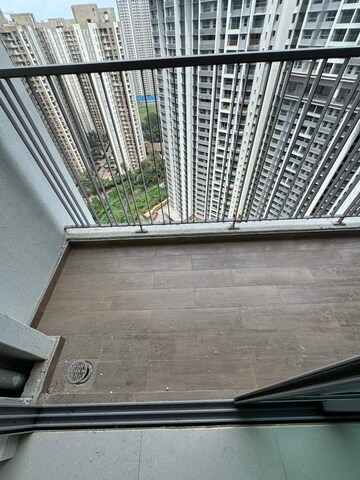 Balcony in 3 BHK Apartment at Kalpataru Immensa, Kolshet Road – for Rent