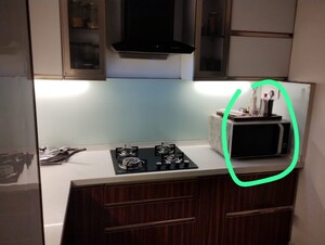 Kitchen in 3 BHK Apartment at Shriram Luxor, Hennur Road – for Rent