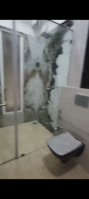 Bathroom in 3 BHK Apartment at Indiabulls Sky Forest, Lower Parel – for Rent