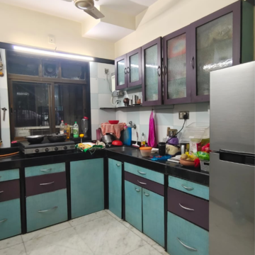 Kitchen in 2 BHK Apartment at Oxford Apartments Bandra West, St. Peters Colony – for Rent