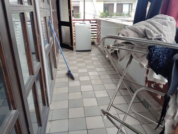 Balcony in 3 BHK Builder Floor at Malviya Nagar – for Rent