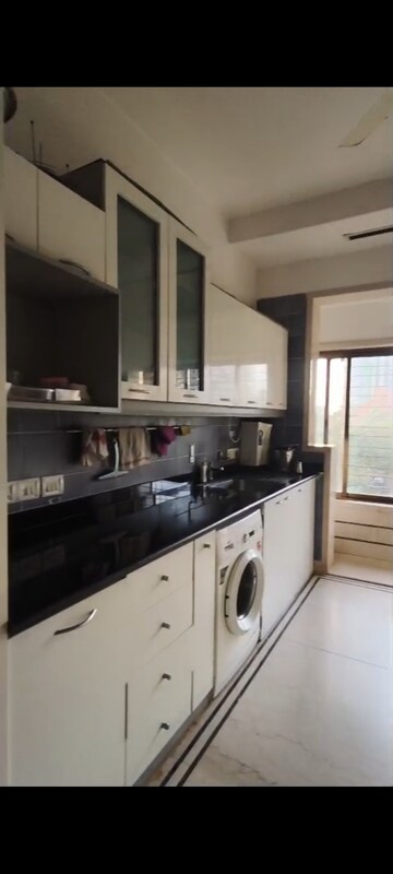 Kitchen in 3 BHK Apartment at Krishnamai Apartments, Worli – for Rent