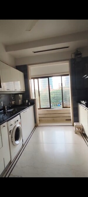 Kitchen in 3 BHK Apartment at Krishnamai Apartments, Worli – for Rent