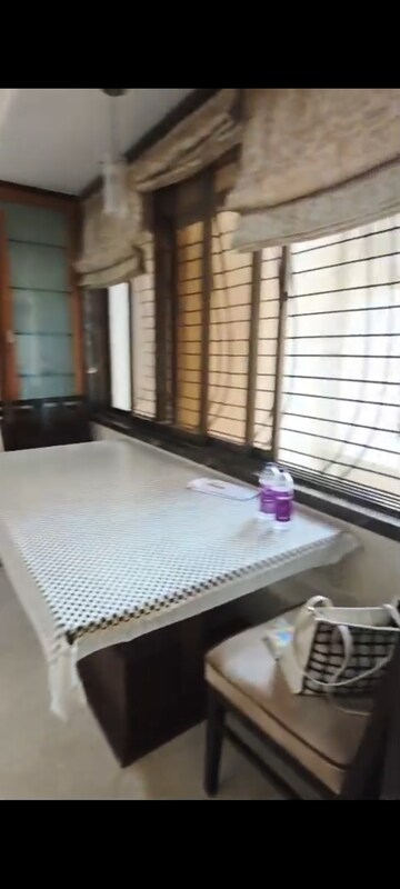 Dining area in 3 BHK Apartment at Krishnamai Apartments, Worli – for Rent