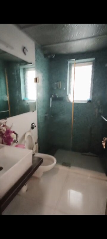 Bathroom in 3 BHK Apartment at Krishnamai Apartments, Worli – for Rent