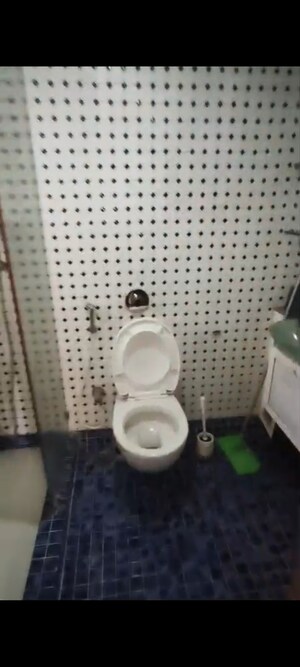 Bathroom in 3 BHK Apartment at Krishnamai Apartments, Worli – for Rent