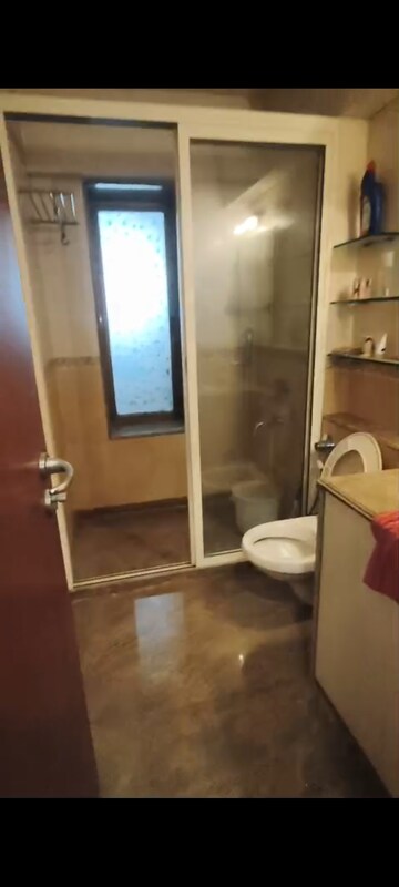 Bathroom in 3 BHK Apartment at Mahindra Lifespaces Belvedere Court, Mahalaxmi – for Rent