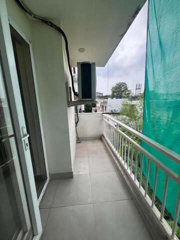 Balcony in 3 BHK Builder Floor at Sushant Lok I – for Rent