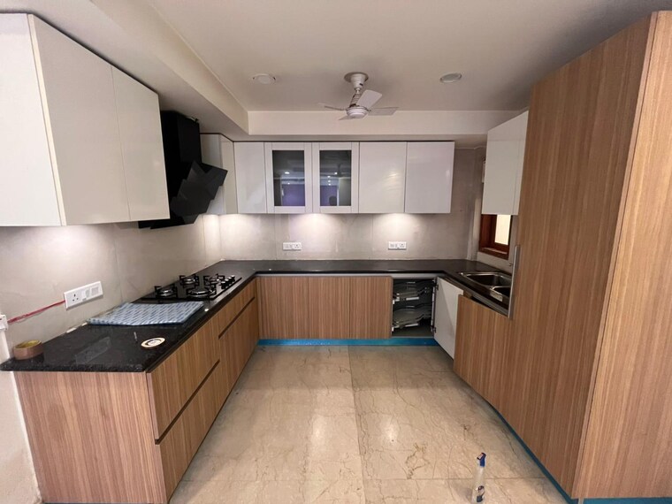 Kitchen, sushant lok i 3 Bedroom 3020 Sq.Ft. Builder Floor In Sushant Lok I Gurgaon 9217479
