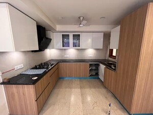 Kitchen in 3 BHK Builder Floor at Sushant Lok I – for Rent