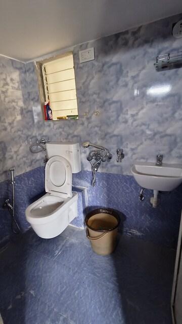Bathroom in 1 RK Apartment at Seven Eleven Apna Ghar Phase III, Mira Road – for Rent