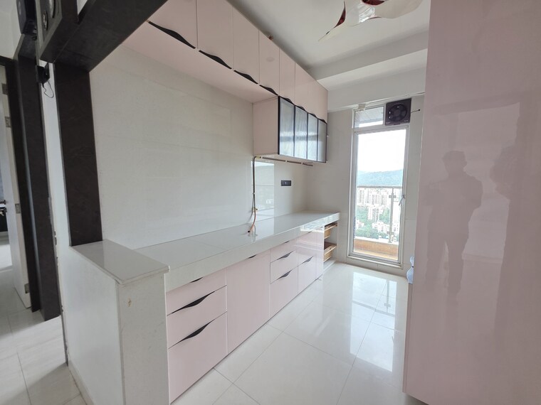 Kitchen, ashar-edge 3 Bedroom 1100 Sq.Ft. Apartment In Pokhran Road No Two Thane 9217501