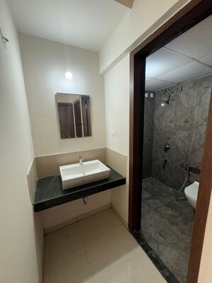 Bathroom in 2 BHK Apartment at Mantra Monarch, Balewadi – for Rent