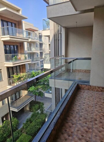 Balcony in 4 BHK Builder Floor at Adani Samsara Vilasa, Sector 63 – for Sale